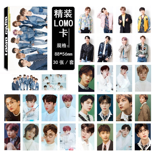 30pcs/set 2020 NCT LOMO card High quality Photo album card for fans collection Kpop NCT 127 Dream Photocard new arrivals