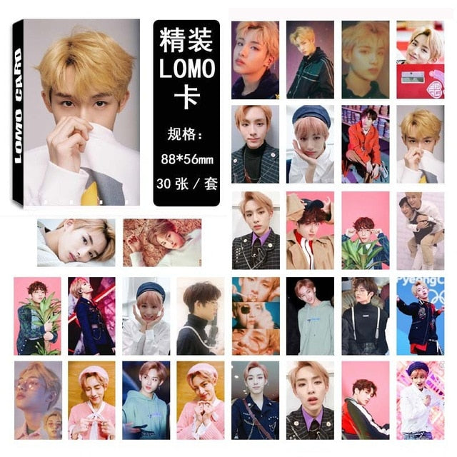 30pcs/set 2020 NCT LOMO card High quality Photo album card for fans collection Kpop NCT 127 Dream Photocard new arrivals