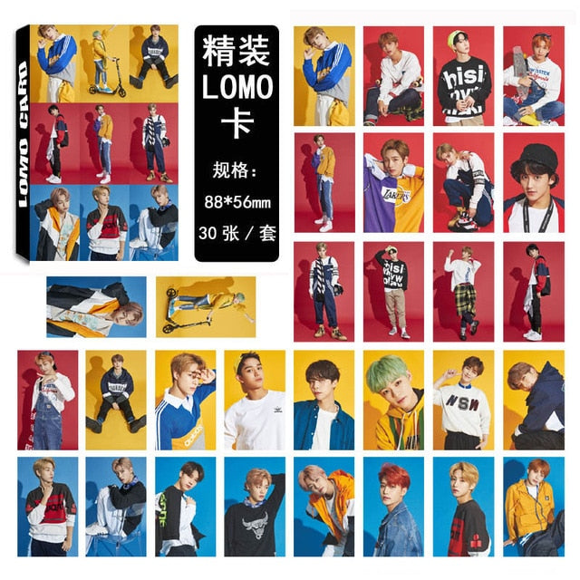 30pcs/set 2020 NCT LOMO card High quality Photo album card for fans collection Kpop NCT 127 Dream Photocard new arrivals