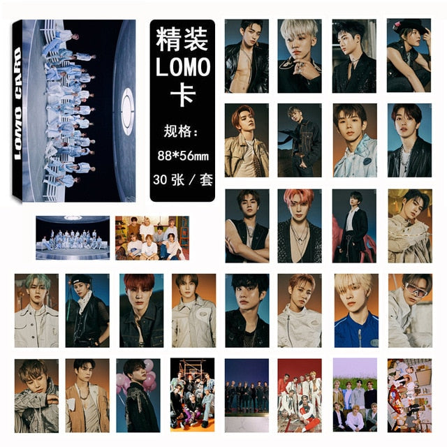 30pcs/set 2020 NCT LOMO card High quality Photo album card for fans collection Kpop NCT 127 Dream Photocard new arrivals