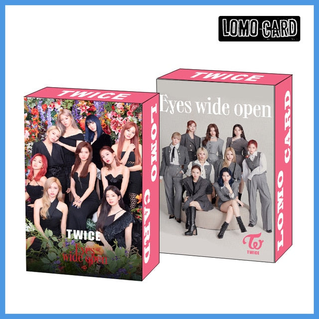 30pcs/set Kpop ATEEZ Lomo card Stray kids GOT7 TWICE TXT NCT 2020 ITZY Photocard HD photo print album photocard for fans gifts
