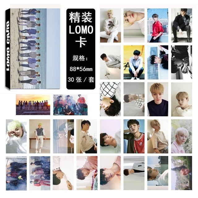 30pcs/set Kpop SEVENTEEN Lomo cards HD print High quality Photo album poster cards K-pop seventeen photocard new arrivals