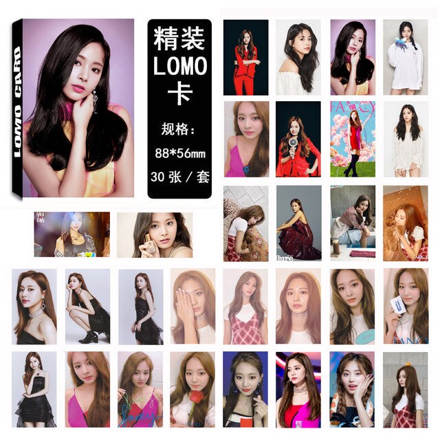 30pcs/set Kpop TWICE Photocard set FANCY YOU album HD good quality lomo Photo card twice kpop fans collection new arrivals