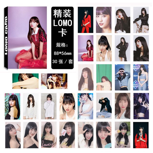 30pcs/set Kpop TWICE photocard Group single photo album lomo card HD high quality Print for fans collection new arrivals