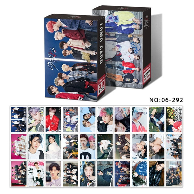 30pcs/set Kpop stray kids Lomo cards New Photo album GO LIVE HD high quality Photocards K-pop stray kids cards new arrivals