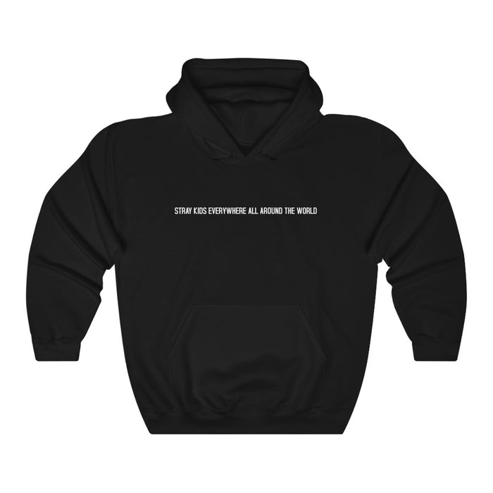 Stray Kids Everywhere All Around The World Hoodie - Stray Kids Hoodies - Kpop Pullover Hoodie