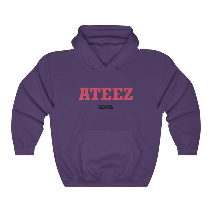 Ateez Seoul Hoodie - Ateez Hoodies - Kpop Pullover Hoodie
