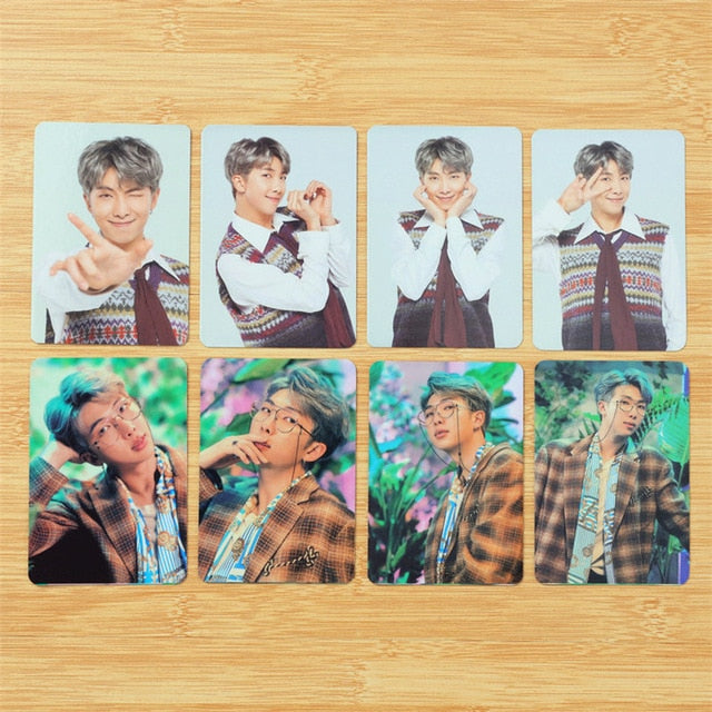 4-8Pcs Kpop Bangtan Boys Poster Photocard Love Your Self FESTA Album Same Paragraph 5TH MUSTER Lomo Card HD Collection