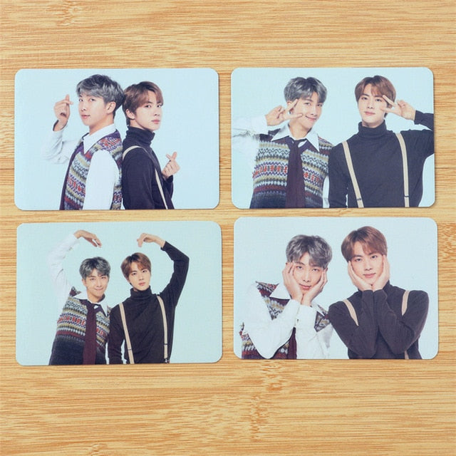 4-8Pcs Kpop Bangtan Boys Poster Photocard Love Your Self FESTA Album Same Paragraph 5TH MUSTER Lomo Card HD Collection