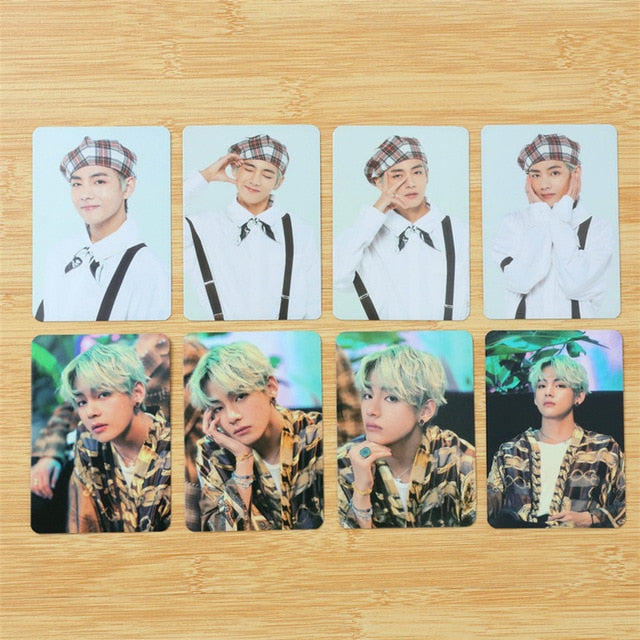 4-8Pcs Kpop Bangtan Boys Poster Photocard Love Your Self FESTA Album Same Paragraph 5TH MUSTER Lomo Card HD Collection