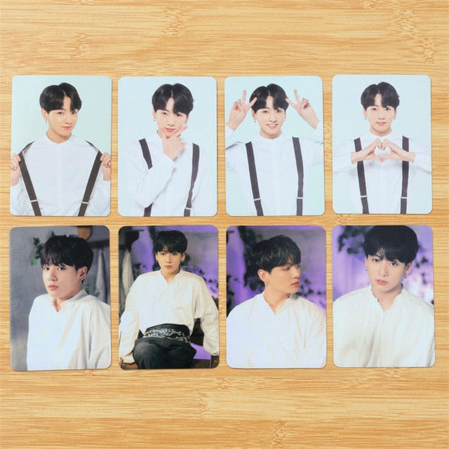 4-8Pcs Kpop Bangtan Boys Poster Photocard Love Your Self FESTA Album Same Paragraph 5TH MUSTER Lomo Card HD Collection