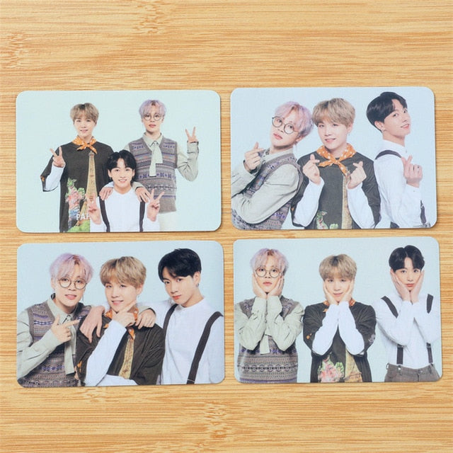 4-8Pcs Kpop Bangtan Boys Poster Photocard Love Your Self FESTA Album Same Paragraph 5TH MUSTER Lomo Card HD Collection