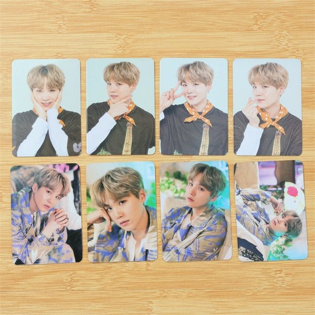 4-8Pcs Kpop Bangtan Boys Poster Photocard Love Your Self FESTA Album Same Paragraph 5TH MUSTER Lomo Card HD Collection
