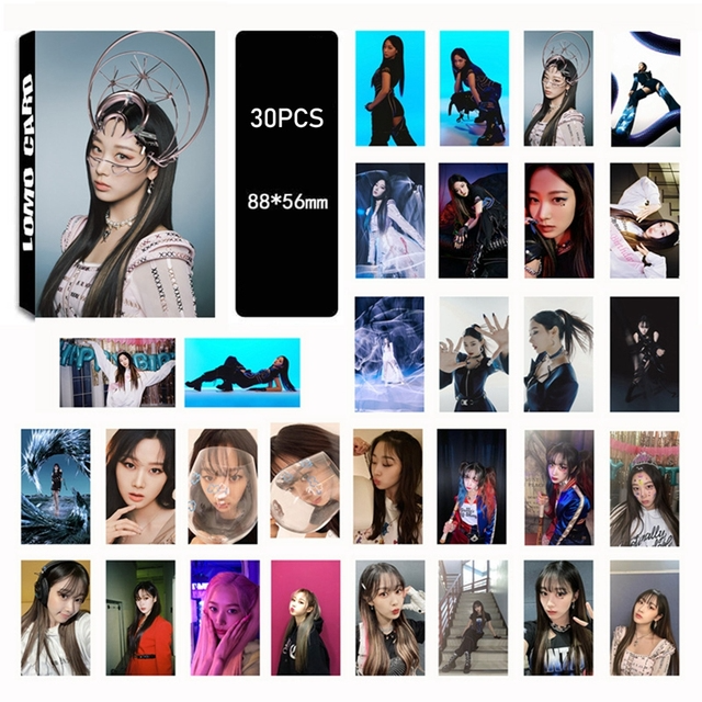 30Pcs/set Kpop Aespa Photocards WINTER KARINA Postcards New Album Savage Self Made HD LOMO Cards Photo Card Fans Collection Gift
