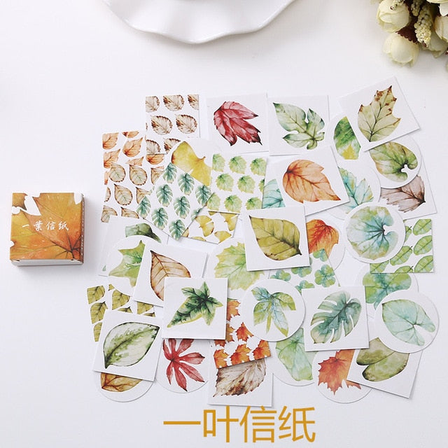 40 PCS/box Mini Cartoon Paper Sticker Decoration Decal DIY Album Scrapbooking Seal Sticker Kawaii Stationery Gift