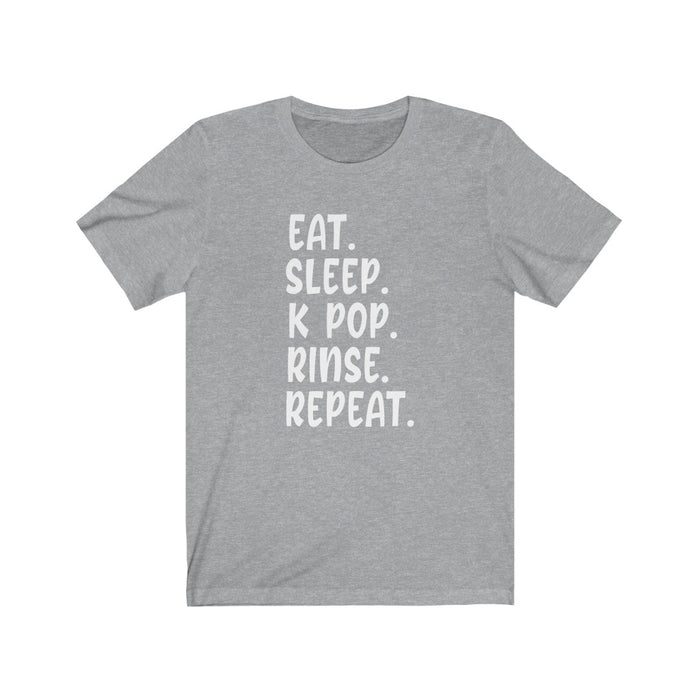 Eat Sleep K Pop Rinse Repeat T-Shirt - Trendy Kpop T-shirts - Kpop Classic T-Shirt