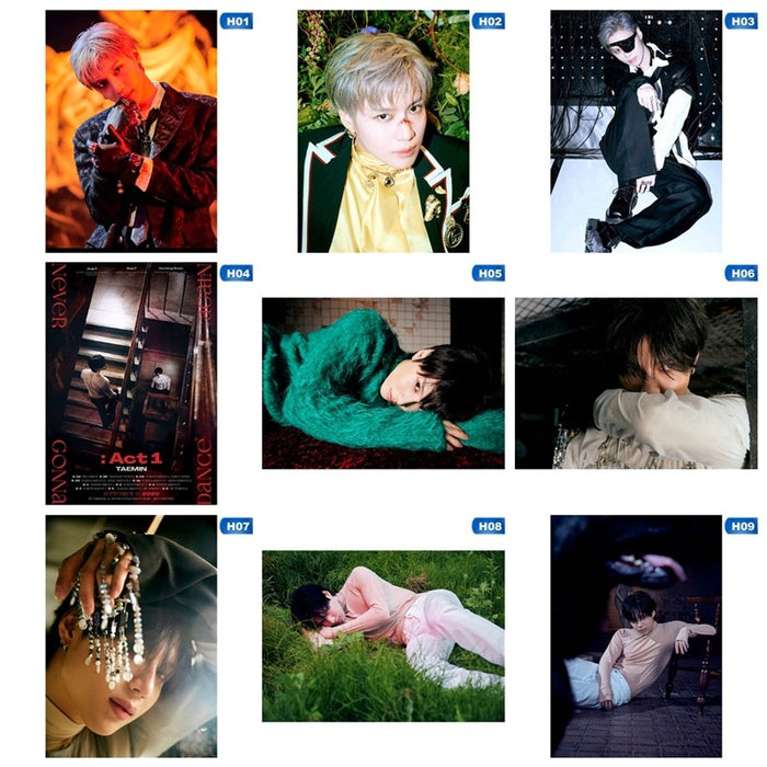 42x30cm Kpop group SuperM First Album Jopping TAEMIN White Coated Paper Poster Photo Fans Collection wall stickers