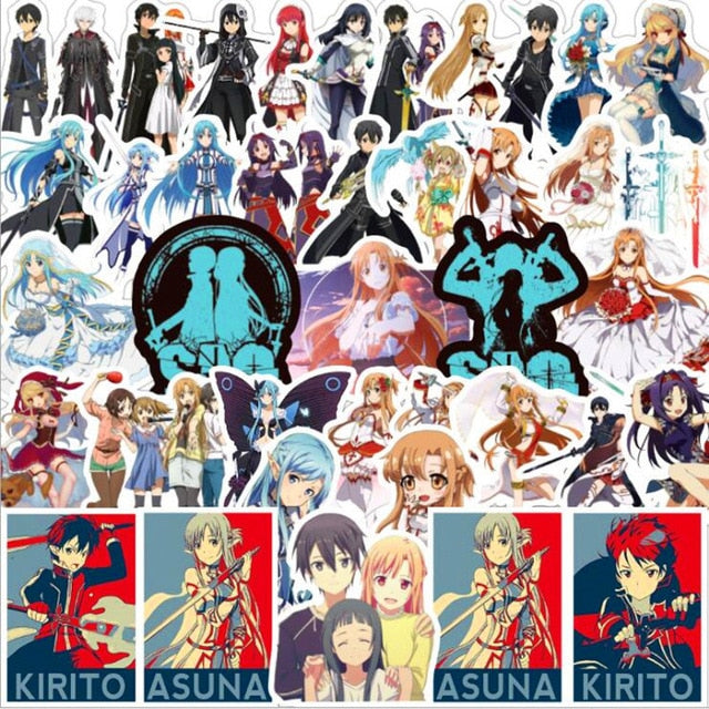50 100pcs/Pack Japan Anime Sticker Anime Attack On Titan Stickers aesthetic Laptop Bicycle Guitar Skateboard Waterproof stikers