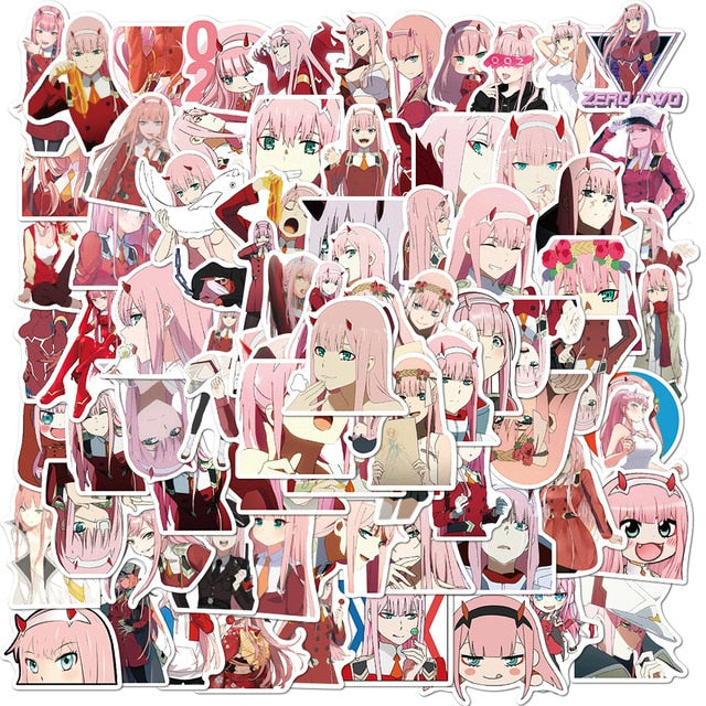 50 100pcs/Pack Japan Anime Sticker Anime Attack On Titan Stickers aesthetic Laptop Bicycle Guitar Skateboard Waterproof stikers
