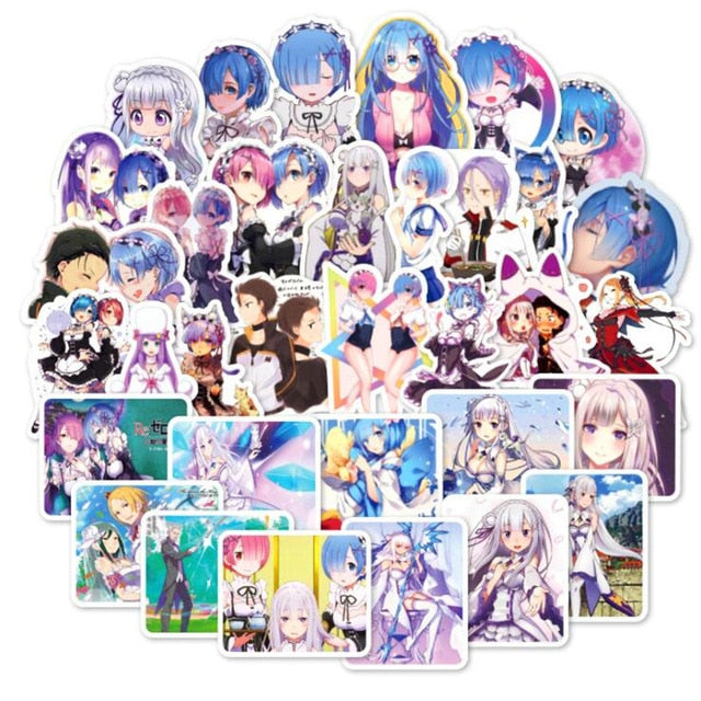 50 100pcs/Pack Japan Anime Sticker Anime Attack On Titan Stickers aesthetic Laptop Bicycle Guitar Skateboard Waterproof stikers