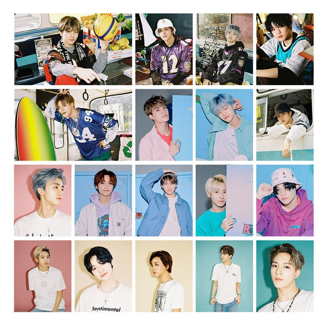 54 PCS /Set KPOP NCT 127 Groups New Album HD Photo Card Self Made LOMO Card Photocard For Fans Gift Collection