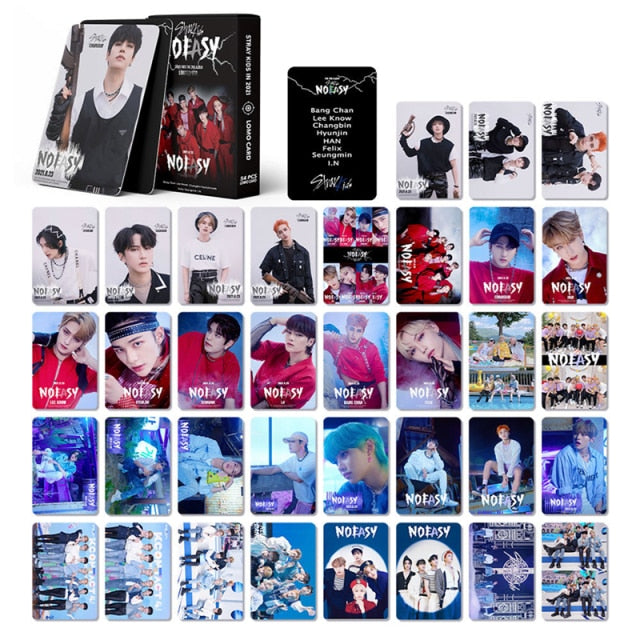 54CS/Set Kpop ATEEZ New Album Zero:fever Part 3 LOMO Cards HD Printed Postcard Photo Cards for Fans Collection Gift Accessories