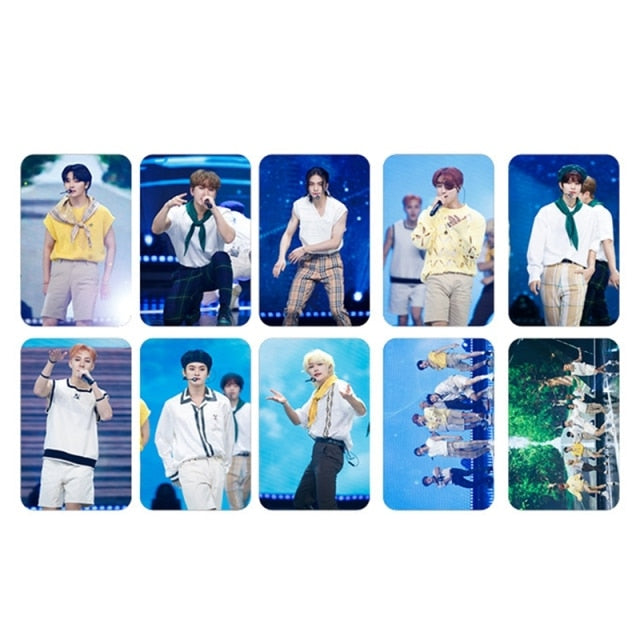 54CS/Set Kpop ATEEZ New Album Zero:fever Part 3 LOMO Cards HD Printed Postcard Photo Cards for Fans Collection Gift Accessories