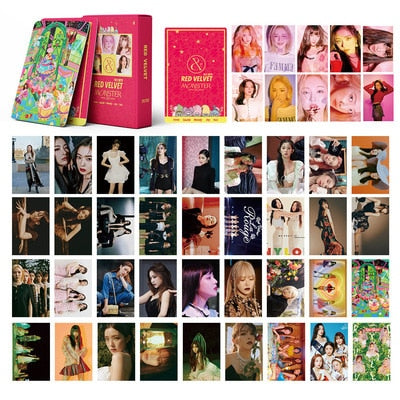54PC KPOP Boys Photocard Album SPEAK YOURSELF Self Made Paper Card Lighes/Boys With Luv Photo Cards Poster  DREAM SK