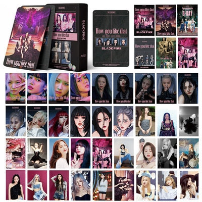 54PC KPOP Boys Photocard Album SPEAK YOURSELF Self Made Paper Card Lighes/Boys With Luv Photo Cards Poster  DREAM SK