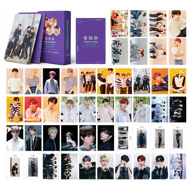 54PC KPOP Boys Photocard Album SPEAK YOURSELF Self Made Paper Card Lighes/Boys With Luv Photo Cards Poster  DREAM SK