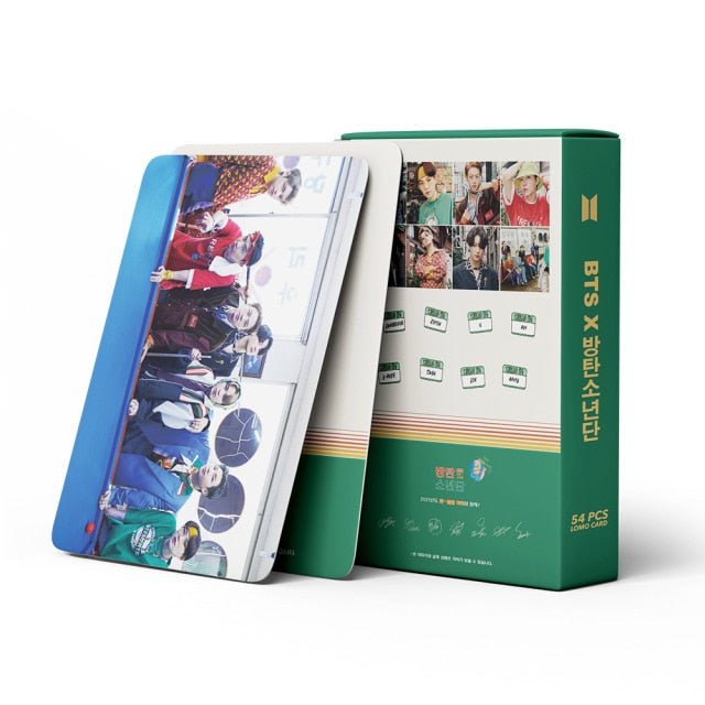 54PC KPOP Boys Photocard Album SPEAK YOURSELF Self Made Paper Card Lighes/Boys With Luv Photo Cards Poster  DREAM SK