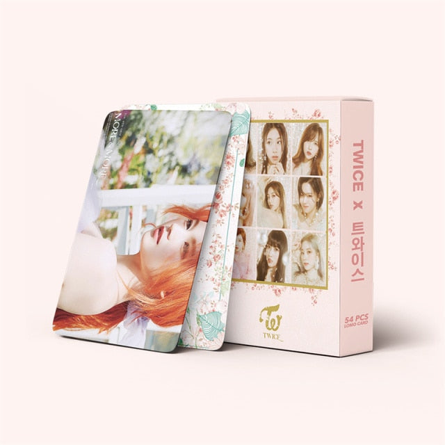 54Pcs/Set Mix 2021 New Kpop TWICE Lomo Card Kpop Girls New Album Postcards for Fans Gift Photo Print High Quality Kpop Photocard