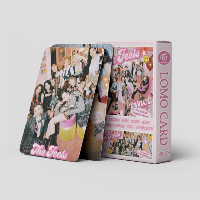 54Pcs/Set Mix 2021 New Kpop TWICE Lomo Card Kpop Girls New Album Postcards for Fans Gift Photo Print High Quality Kpop Photocard