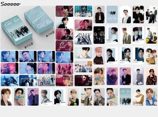 54pcs/set Kpop Lomo card Stray kids GOT7 TWICE NCT RESONMICE PT.2 HD Photo Print Album Photocard