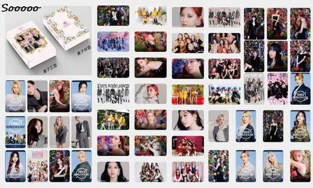 54pcs/set Kpop Lomo card Stray kids GOT7 TWICE NCT RESONMICE PT.2 HD Photo Print Album Photocard