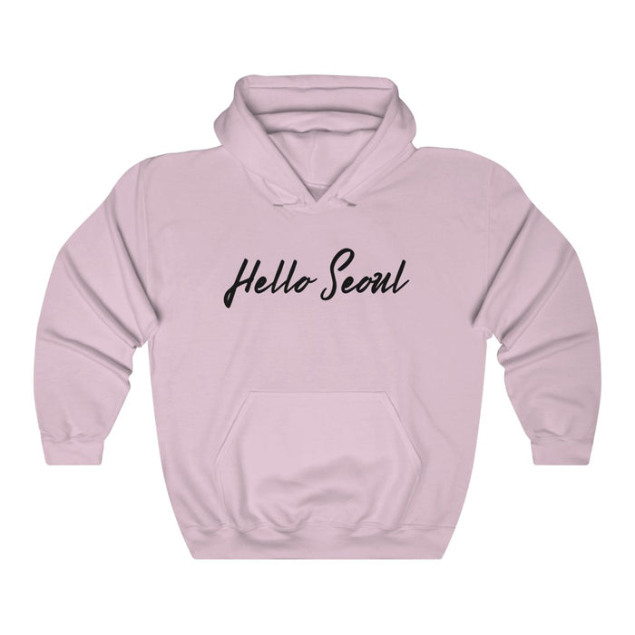 Hello Seoul Hoodie - Trendy Winter Kpop Hoodies Kpop Fashion - Kpop Hooded Sweater
