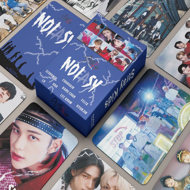 55pcs/set Kpop Stray Kids Christmas Evel New Plbum Lomo Cards High Quality Photo Album Card Postcard Korean Fashion Photocards