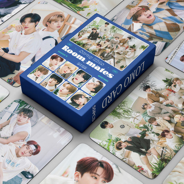55pcs/set Kpop Stray Kids Lomo Cards ODDINARY New Album Boys Photocards