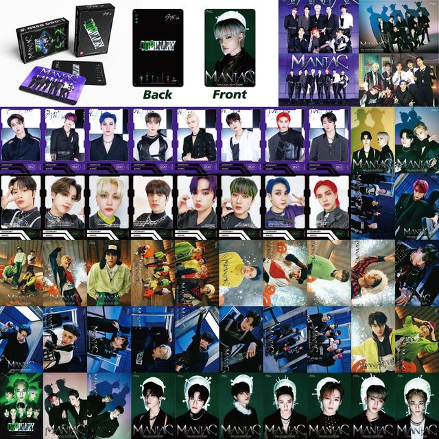 55pcs/set Kpop Stray Kids Lomo Cards ODDINARY New Album Boys Photocards