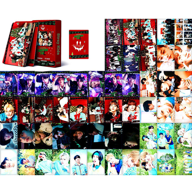 55pcs/set Kpop Stray Kids Lomo Cards ODDINARY New Album Boys Photocards
