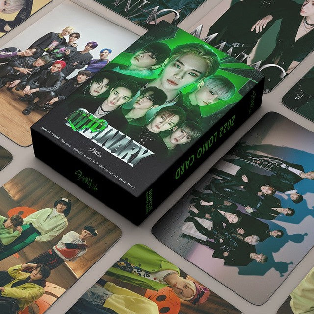 55pcs/set Kpop Stray Kids MANIAC CIRCUS NO EASY Album Lomo Cards Photocards