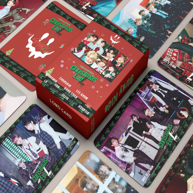 55pcs/set Kpop Stray Kids MANIAC CIRCUS NO EASY Album Lomo Cards Photocards