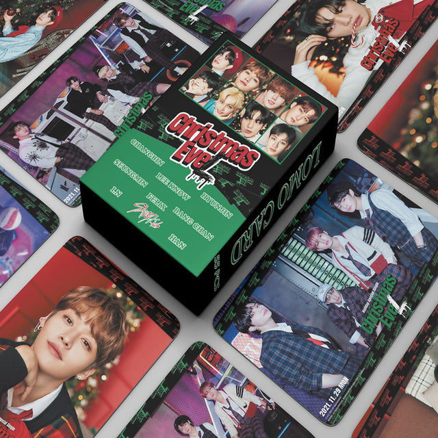 55pcs/set Kpop Stray Kids MANIAC CIRCUS NO EASY Album Lomo Cards Photocards
