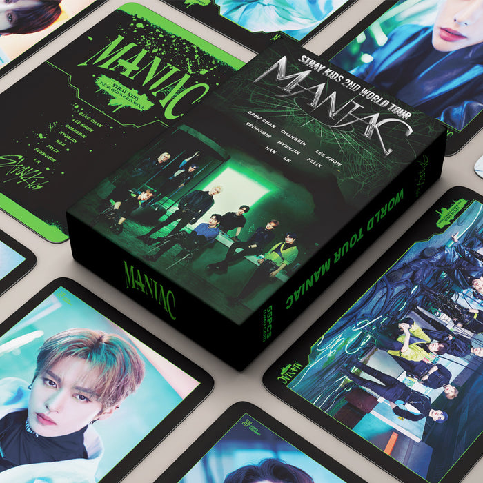 55pcs/set Kpop Stray Kids MANIAC CIRCUS NO EASY Album Lomo Cards Photocards