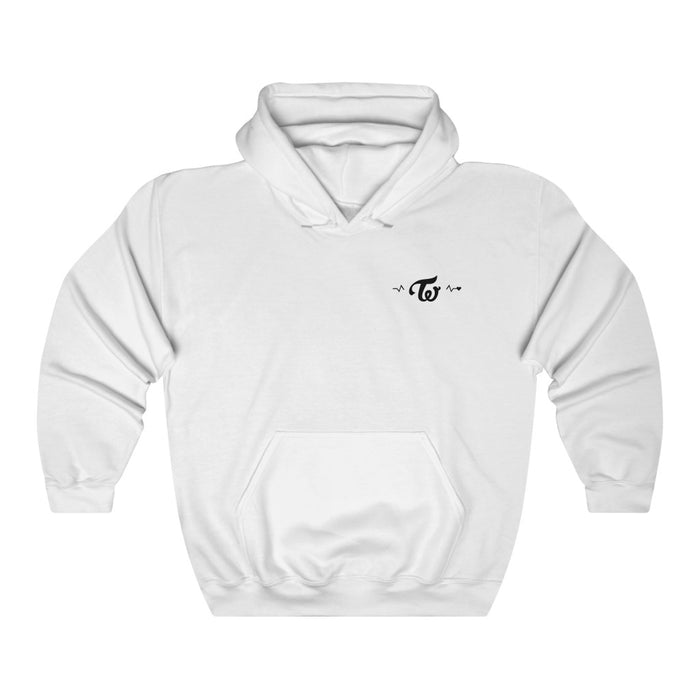 Twice Logo Heart To Love Hoodie - Twice Hoodies - New Twice Pullover Hoodie