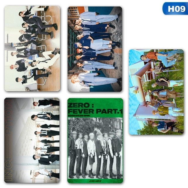 5pcs/set Kpop ATEEZ Lomo card Stray kids Photocard HD photo print album photocard for fans gifts
