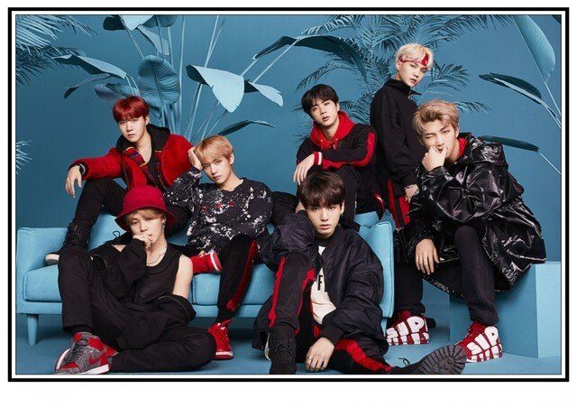 kpop Bangtan boys poster,jungkook,rm,v,jimin,jin,suga,j-hope,2020new decoration painting hd photo wall sticker home decor