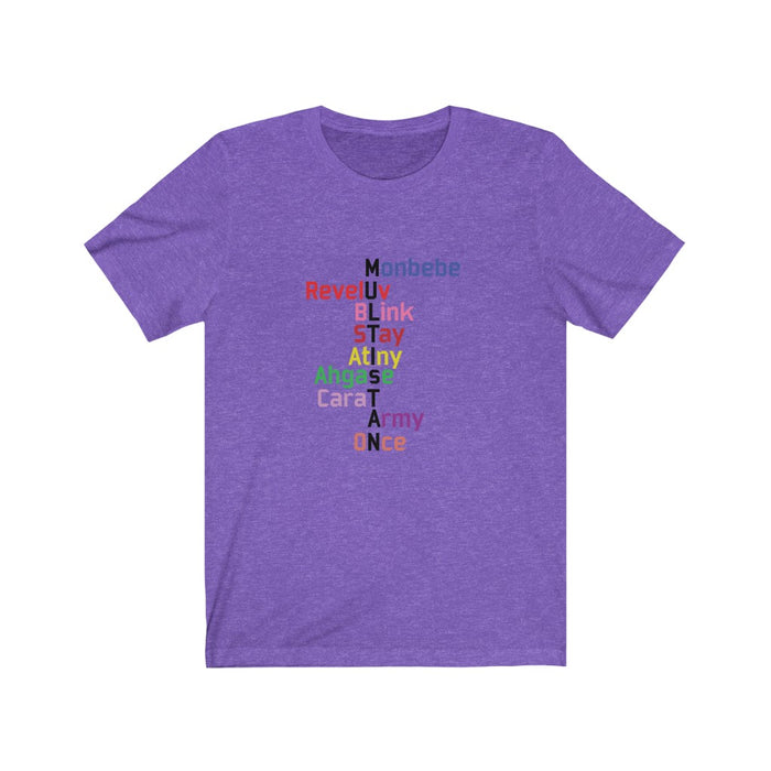 Monbebe Reveluv Blink Atlny Agase Cara Army Once T-Shirt - Trendy Kpop T-shirts - Kpop Classic T-Shirt