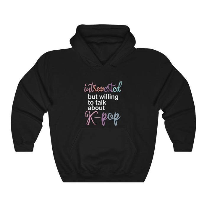 Interested But Willing To Talk About K-Pop Hoodie - Trendy Winter Kpop Hoodies Kpop Fashion - Kpop Hooded Sweater