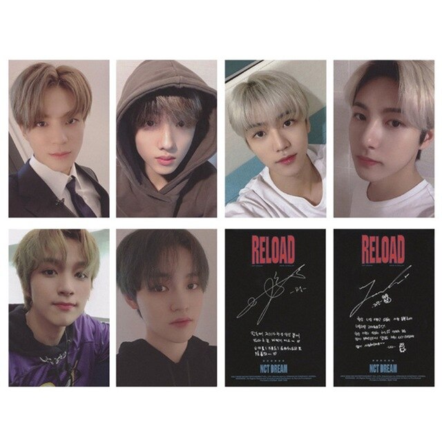 6PCS/Set KPOP NCT DREAM LOMO Card High Quality HD Self Made Autograph Photo Album Card for Fans Collection Photocard